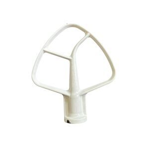 KitchenAid Coated Flat Beater, White For Mixer Attachment Dishwasher Safe